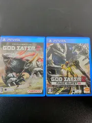 PS Vita ゴッドイーター2 ＆ レイジバースト 2本セット GE2 RB アクションゲーム PlayStation Vita プレステ ヴィータ ソフト まとめ売り バンダイナムコ C195
