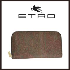 ETRO クラッチバッグ ペイズリー柄 ペガサス 刺繍 美品 未使用に近い 