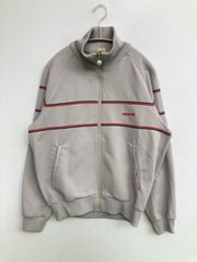 80s adidas デサント製 ジャージ トラックジャケット ライトグレー