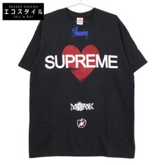 25SS Supreme Announcing Tee Black ハート 黒 - メルカリ