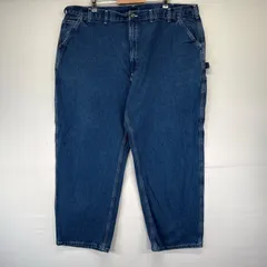 古着 カーハート Carhartt デニム パンツ ペインター ワンポイントロゴ 大きいサイズ 特大 ジーパン W48×L32  ブルー系 メンズのサムネイル