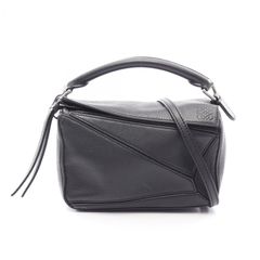 美品 LOEWE パズルバッグ スモール 黒 Puzzle Bag Small - メルカリ