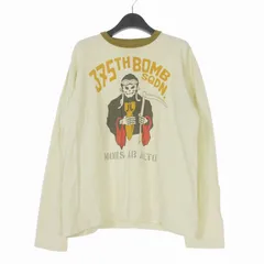 トイズマッコイ TOYS McCOY MILITARY LONG SLEEVE TEE USAAF KING'S "X" プリント ロングスリーブTシャツ カットソー 長袖 L アイボリーのサムネイル
