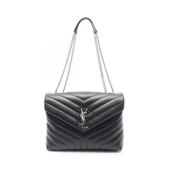 サンローランパリ SAINT LAURENT PARIS トートバッグ ルル ミディアム 574946 ブラック レザー ルル ミディアム チェーンショルダー レディース Used Aのサムネイル