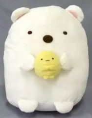 【中古】ぬいぐるみ しろくま(たぴおか抱え) ぬいぐるみXL なかよし編 「すみっコぐらし」 ラウンドワン限定