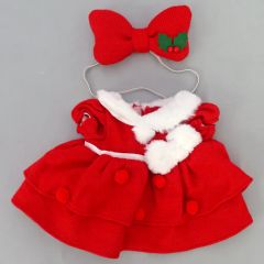 中古】ぬいぐるみ クリスマス ニット ガール ぬいぐるみ専用