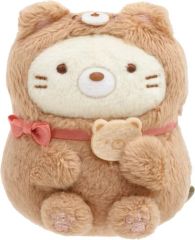 [중고] 봉제 장난감 고양이 테노리 봉제 장난감 집에서 곰 카페 테마 [스미코 구라시]