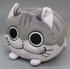 夜は猫といっしょ まんまるもちもちクッション キュルガ ぬいぐるみ