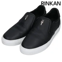 クロムハーツ  SLIP ON BLK CALF/スリッポン CHプラスレザーパッチダガー付レザースニーカー メンズ 42のサムネイル