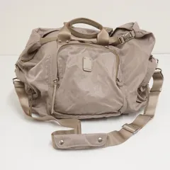 SAZABY サザビー ボストンバッグ USED美品 レディース 旅行カバン 2WAY ベージュ 軽量 X9461のサムネイル