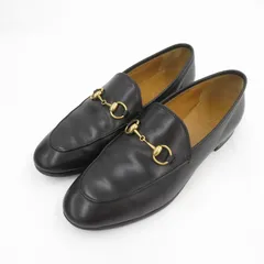 【瀬戸大橋店】 中古 GUCCI | グッチ ローファー ヨルダーン ホースビットローファー 404069 サイズ：EU36.5 ブラック 【135】