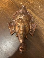 インドの神様 ガネーシャ 真鍮製 壁掛け 壁飾り - メルカリ