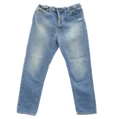 OFF-WHITE オフホワイト OMYA005F18166004 ベルテッド ウエストゴム デニムパンツ ジーンズ インディゴブルー系 33【中古】のサムネイル