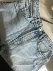 ZARA デニム ハーフパンツ ライトブルー 26 サイズ