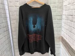 STRANGER THINGS / 트레이너 / 스웨트 / 블랙 / XL / 스트레인저 싱글