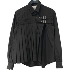 26SS noir kei ninomiya プリーツ 半袖ブラウス - メルカリ
