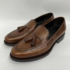 ジャランスリウァヤ 98589 スエード ローファー 美品 濃茶 UK7.5