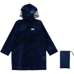 アウトドアプロダクツ OUTDOOR PRODUCTS  ODPキッズランドコート カジュアル レインウェア レインコートジュニア （05002346-78）、ネイビー