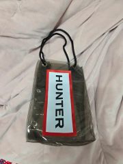 HUNTER新品ラバーリュック雨仕様ネイビー限定TARGETコラボレインコート 