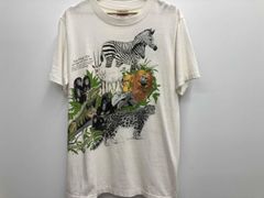 クラウディオパンディアーニ 半袖Tシャツ エアー犬 TJ0018青メンズM