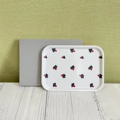 mina perhonen ミナペルホネン light berry red 木製トレイ 小 20×27㎝のサムネイル