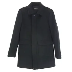 LOUNGE LIZARD ラウンジリザード 16AW MOD 6306 5634 SUPER 100s W CLOTH MELTON COAT ウール メルトン コート ブラック系 1【中古】のサムネイル