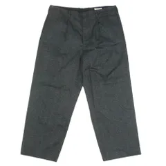AURALEE オーラリー 20AW A20AP01PN × ADAM ET ROPE’ EX WASHED FINX CHINO アダムエロペ 別注 ウォッシュド フィンクス ポリエステル チノ テーパードパンツ ブラック系 5【美品】【中古】のサムネイル