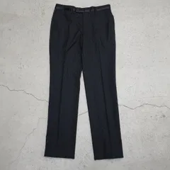 Paul Smith ポールスミス ウール ストライプ パンツ スラックス サイドテープ 黒 サイズ80 2550Q★4のサムネイル