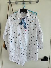 BORDERS at BALCONY】圧縮ウールラッフルスリーブトップス 36 - メルカリ