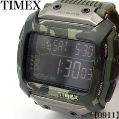 TIMEX SHOCK EXPEDITION M076 イエロー 実働 腕時計 - メルカリ