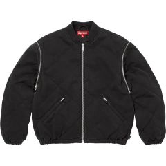 supreme pebbled lether varsity jacket - メルカリ