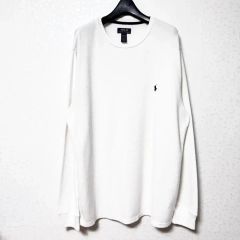 00s Ralph Lauren サーマル ロンt ホワイト 刺繍ポニー 古着 - メルカリ