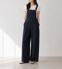 I am Iinfact...アイアムアイインディゴ染めデニムオールインワン 