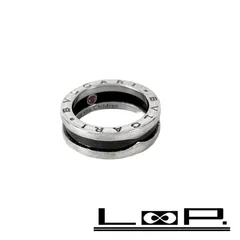ブルガリ ■中古■ Bーzero1R セーブザチルドレン リング 指輪 アクセサリー シルバー ブラック SV 925 #53【584954】12のサムネイル