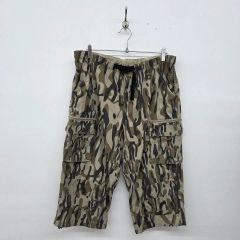 新品 未使用 SOFTMACHINE トライバル カモ 柄 ショーツ L パンツ