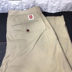 SINACOVA シナコバ チノパン 刺繍 ベージュ マリン カジュアル 軽量