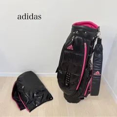 adidas アディダス レディース キャディバッグ 8分割 ブラック×ピンク フード付きのサムネイル