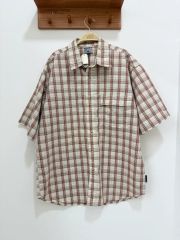 N123【US輸入】Columbia(コロンビア) 半袖シャツ【XXL】チェック 