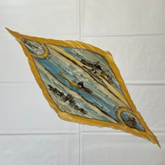 HERMES（エルメス）プリーツRocaille2 ロカイユ シルク スカーフ