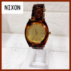 希少/電池交換済】NIXON タイムテラー アセテート べっ甲柄 トートイズ 