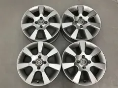 ◎小傷良品 日産 ティーダ純正 15inc 5.5J +40 100/4H 即納 個人宅OK 4本 検) ノート キューブ マーチ ウイングロード ADバン エキスパートのサムネイル