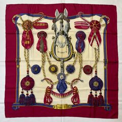 シルク100%✨】エルメス HERMES カレ90 馬のリボン飾り - メルカリ
