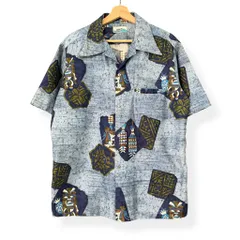 70's Penneys ペニーズ アロハシャツ Aloha Shirt プリント バティック