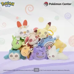 (未開封 現物) 中国 ポケットモンスター センター 気絶シリーズ ぬいぐるみ キーホルダー ピカチュウ 模様