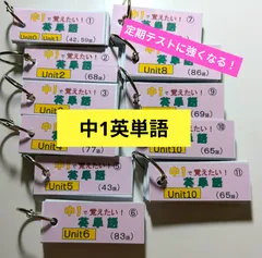 【単語帳】中1英単語　苦手克服　ニューホライズン［780語］　中学英語　受験対策　定期テスト　 中1英単語帳 中1のサムネイル