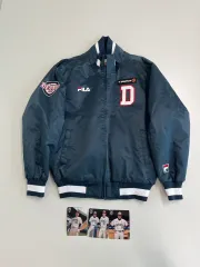 正規品 FILA フィラ 斗山ベアーズ BEARS アセンティック スタジアム ジャケット (スタジャン) チェ・スビン Choi Subin 親衛隊サインのサムネイル