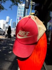 NIKE 黒 金 トラッカーキャップ 日本製 90s ネイティブジャパニーズ