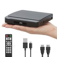 Surfola Mini DVD Player, DVD/CD Playback Specialist Model, Region Free, CPRM Compatible, USB Powered, HDMI/Headphone Jack, TV/Projector Connectivity, Includes HDMI Cable, Remote Control, and Japanese Instruction Manual. Blu-ray Not Supported (OKI 130ce878)