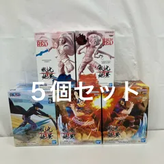未開封 ONE PIECE ワンピース 戦光絶景 ミホーク ブロギー ドリー FILM RED モンキー D ルフィ シャンクス BANPRESTO フィギュア 5個セット LF5D54 f099