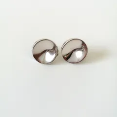 ジョージジェンセン　Georg Jensen　イヤリング　シルバー　サークル型　435のサムネイル